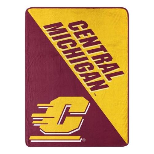 NCAA Central Michigan Chippewas 46x60 Micro Fleece Throw Blanket