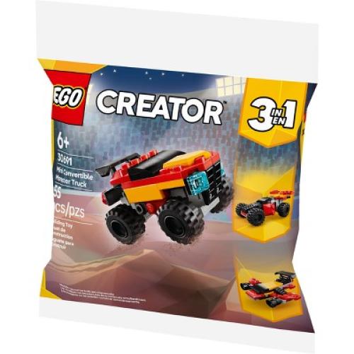 LEGO Creator 3 in 1 Mini Convertible Monster Truck Toy 30691