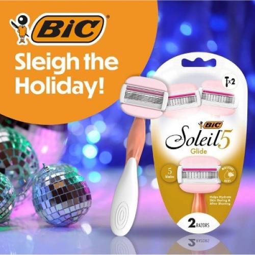 BiC Soleil 5 Glide Women's Disposable 5-Blade Razors - 2ct‼️missing one‼️