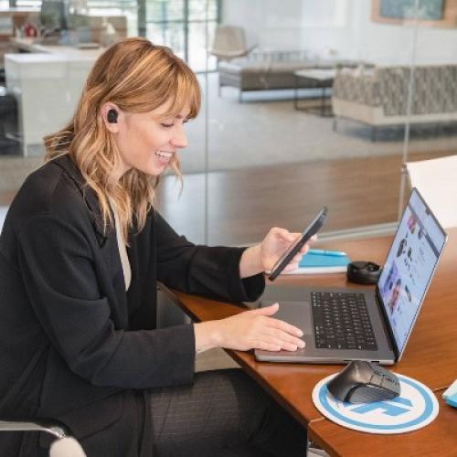 JLab Work Buds True Wireless Bluetooth In-Ear Headset - Black