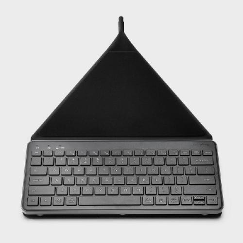 Color Black and grey Wireless Keyboard with Stand for iPads & Tablets - heyday™ Black and Gray