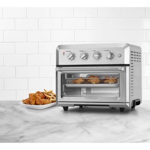 Cuisinart Air Fryer Toaster Oven Stainless Steel CTOA-122: 1800W, Convection Bake, Broiler, Cool Touch