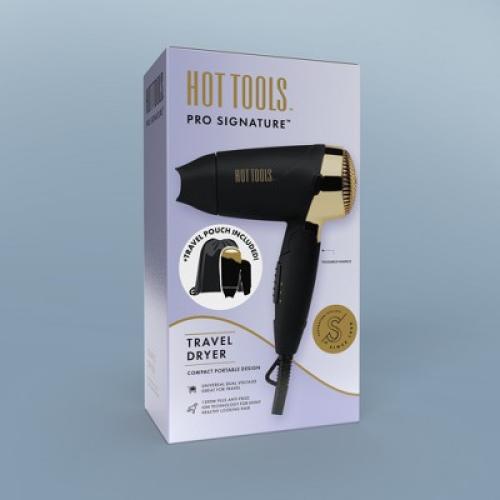 Hot Tools Pro Signature Gold Salon Compact Hair Dryer - 1200 Watts