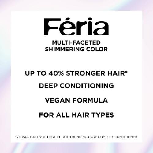 L'Oreal Paris Feria Multi-Faceted Shimmering Color - B61 Hi-Lift Cool Brown - 1 Kit