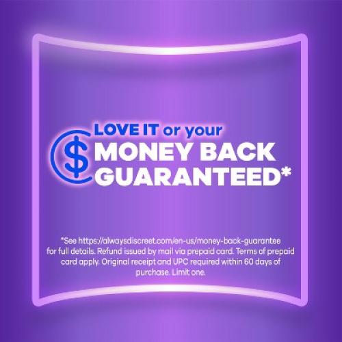 Always Discreet Incontinence and Postpartum Incontinence Pads for Women - Extra Heavy Absorbency - Long Length - 45ct