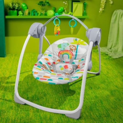 Bright Starts Playful Paradise Portable Baby Swing