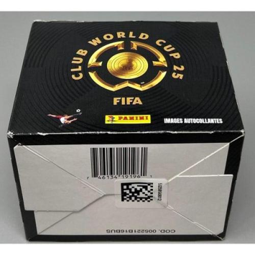 2025 Panini FIFA Club World Cup 50-Pack Soccer (Futbol) Sticker Collection Box