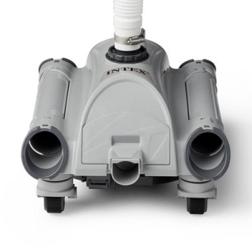 Intex 28001E Above Ground Pool Automatic Pool Cleaner Pressure Side Vacuum Cleaner with 24 Foot 7 Inch Hose for Intex Pools Only w/ a 1.5 Inch Fitting