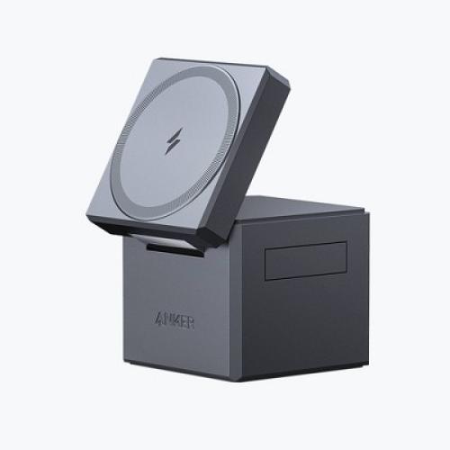 Anker 3-in-1 Cube with Magsafe - Black