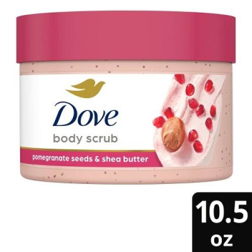 Dove Pomegranate Seeds & Shea Butter Exfoliating Body Scrub - 10.5 oz 2pk