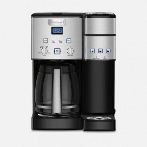 Cuisinart Coffee Center 12 Cup Coffeemaker and Single-Serve Brewer Stainless Steel