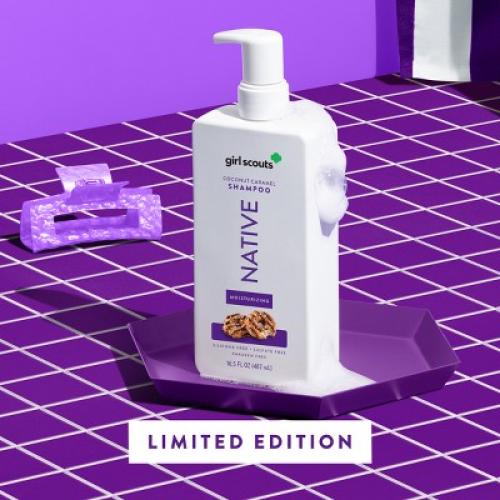 Native Limited Edition Girl Scouts Coconut Caramel Cookie Moisturizing Shampoo - 16.5 fl oz