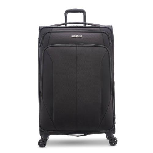 American Tourister Phenom Softside  Checked Spinner Suitcase - Black
