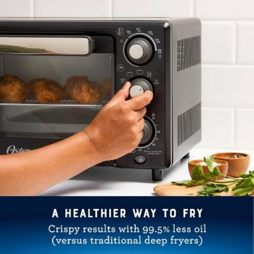 Oster 18-Quart Toaster Oven With Air Fry Matte Black