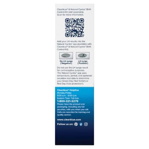 Clearblue & Natural Cycles Hormone-Free Birth Control Digital Ovulation Test Refill Pack - 15ct