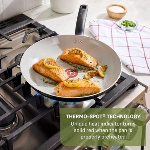 T-Fal Simply Cook 11 Ceramic Nonstick Square Griddle Black