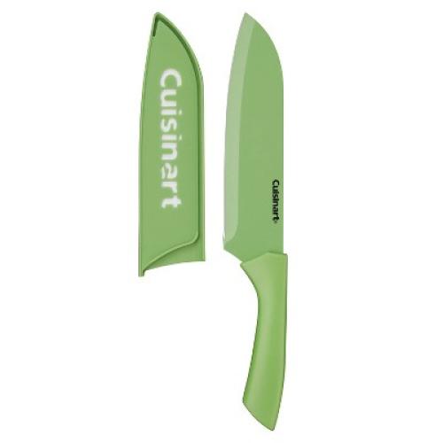 Cuisinart Advantage 12pc Ceramic-Coated Color Knife Set With Blade Guards- C55-12PRC2: Multicolor Stainless Steel Cutlery