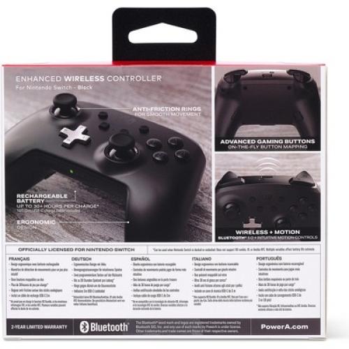 PowerA Enhanced Wireless Controller for Nintendo Switch -Black