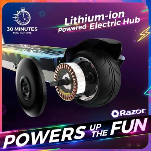 Razor Color Rave Electric Scooter - Black