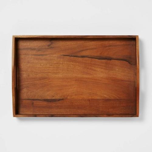 20 x 13 Wood Signature Serving Tray - Threshold™