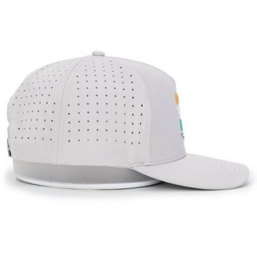 Waggle Adult Polyester Baseball Hat - Great Blue