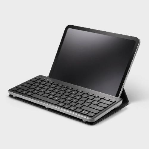 Color Black and grey Wireless Keyboard with Stand for iPads & Tablets - heyday™ Black and Gray