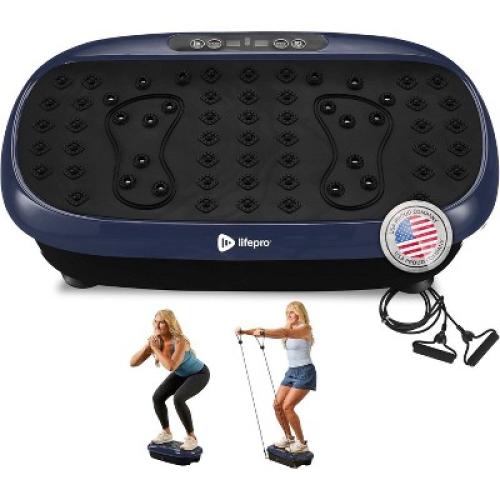 Lifepro HexaPlate Lite Vibration Plate Exercise Machine – Full-Body Vibrating Platform for Weight Loss, Recovery & Home Fitness Training
