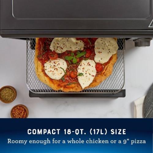 Oster 18-Quart Toaster Oven With Air Fry Matte Black