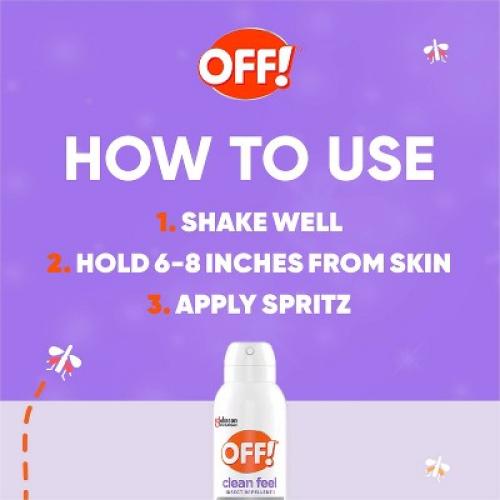4 packOFF! Clean Feel Mosquito Repellent Bug Spray - 5oz