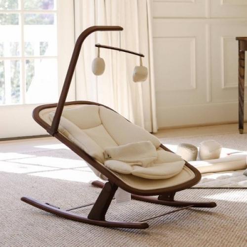 Snuggle Me Baby Bouncer and Rocker - Walnut Brown