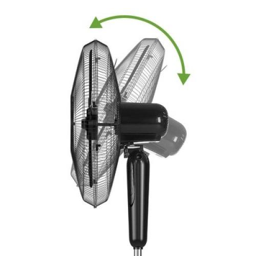 Holmes 18 Digital Oscillating 3 Speed Stand Fan with Remote Control Black