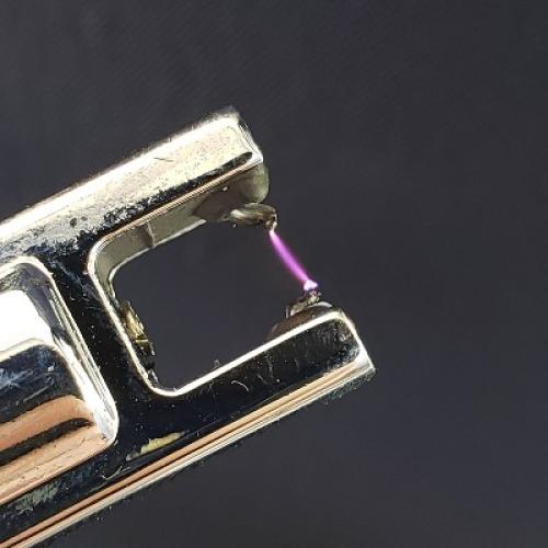 Size 10 BBQ Dragon BBQD490: Battery-Powered Metal Arc Lighter, Flexible Gooseneck, 10 Length - Black