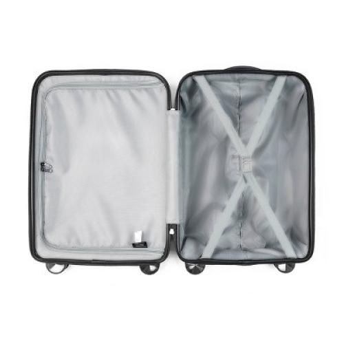 Skyline 8 Wheel Hardside Spinner 20 Carry On Suitcase - Oxford Tan