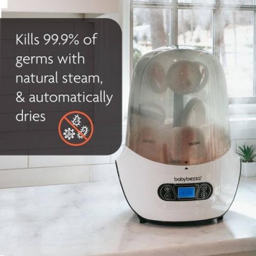 Baby Brezza One Step Bottle and Pump Parts Sterilizer Dryer