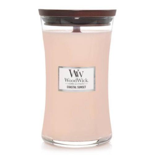 21.5oz Large Hourglass Jar Candle Coastal Sunset - WoodWick