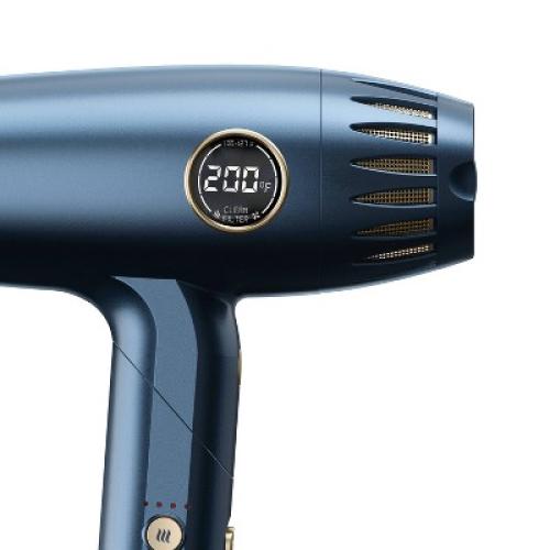 InfinitiPRO by Conair DigitilAIRE Folding Handle Hair Dryer - Blue - 1875 Watts