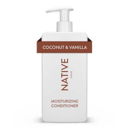 Native Coconut & Vanilla Moisturizing Vegan Conditioner, Clean, Sulfate, Paraben and Silicone Free - 16.5 fl oz 2pk