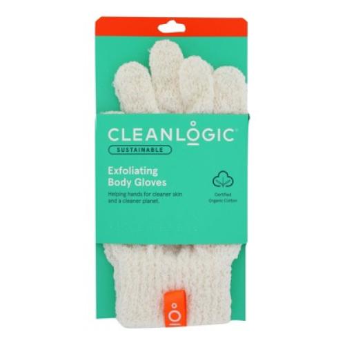 Cleanlogic Exfoliating Body Gloves - 2 ct