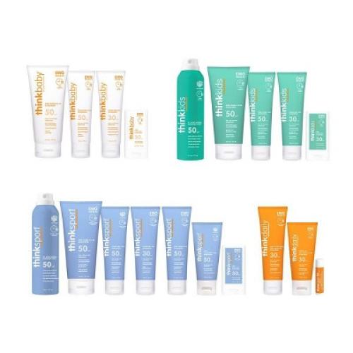 thinksport Clear Zinc Face Mineral Sunscreen Lotion - SPF 50 - 2 fl oz