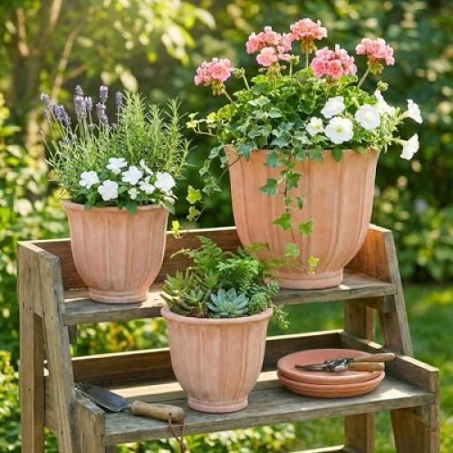 INCOMPLETE SET One Piece (Small) Ceramic Planter 8 in