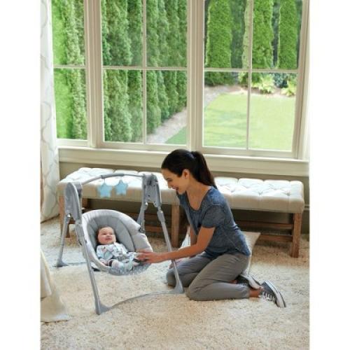 Graco Slim Spaces Compact Baby Swing