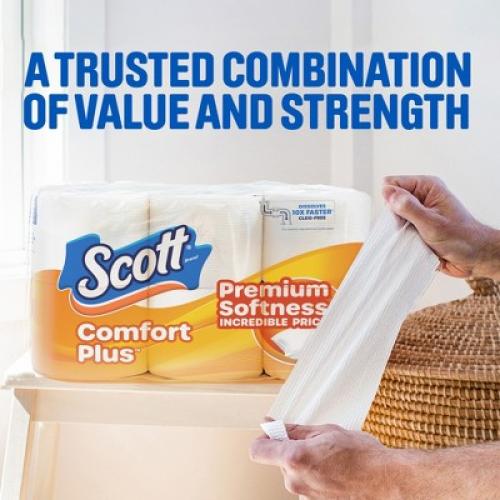 Scott ComfortPlus 1-Ply Toilet Paper - 36 Rolls