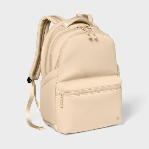 14L Faux Neoprene Backpack - All In Motion™ Cream: Water Repellent, Fits 16 Laptop ‼️a little stains‼️