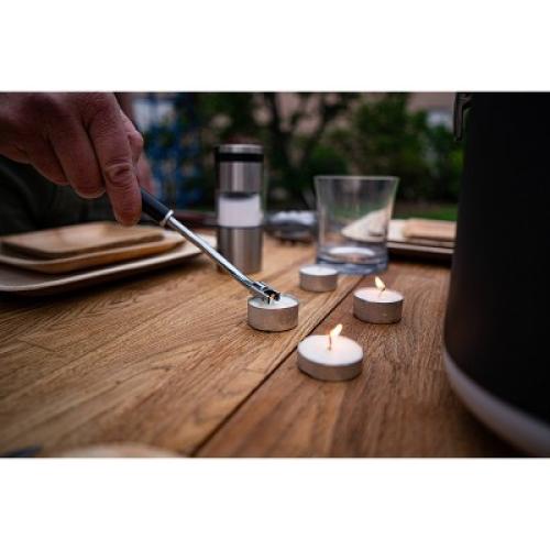 Size 10 BBQ Dragon BBQD490: Battery-Powered Metal Arc Lighter, Flexible Gooseneck, 10 Length - Black