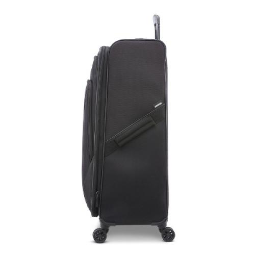 American Tourister Phenom Softside  Checked Spinner Suitcase - Black