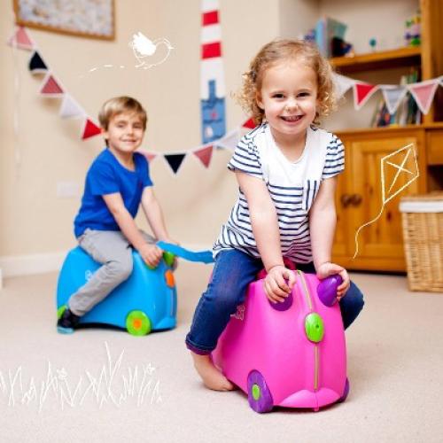 Trunki Kids' Ride-On Hardside Carry On Suitcase - Trixie