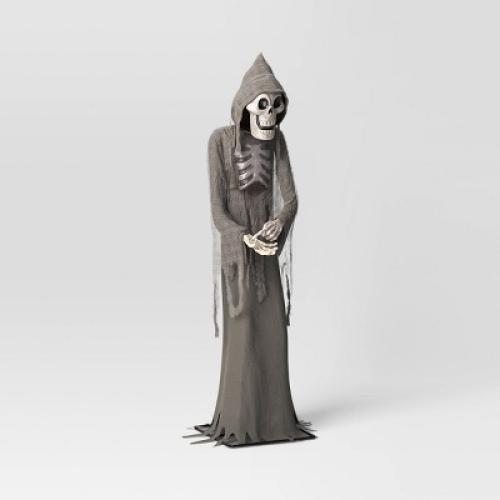 Lewis & Friends™ 8' Light Up Bruce The Skeleton Ghoul™ Outdoor Halloween Decorative Prop - Hyde & EEK! Boutique™