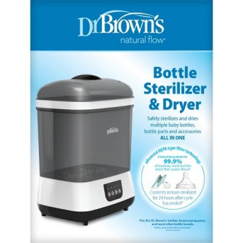 Dr. Brown's Bottle and Pacifier Sterilizer and Dryer - Gray