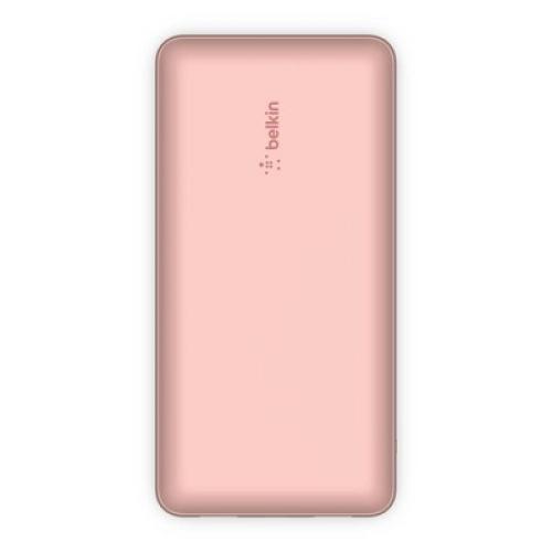 Belkin 20000mAh Power Bank 15W USB-C   2 12W USB-A - Rose Gold