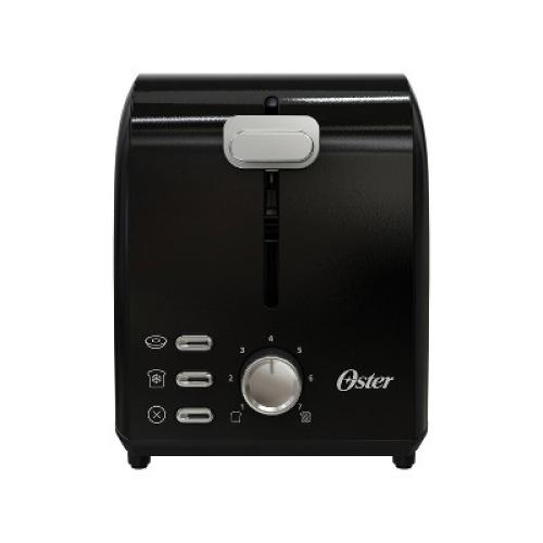 Oster 2-Slice Toaster With Extra-Wide Slots Black/Stainless Steel